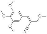CAS 登录号:7520-69-6, 2-(甲氧基甲基)-3-(3,4,5-三甲氧基苯基)-2-丙烯腈