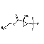 CAS#: 752199-49-8， Ethyl (1R,2R)-1-amino-2-(trifluoromethyl)cyclopropanecarboxylate