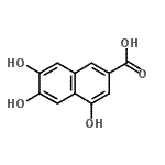 CAS 登录号：752236-48-9， 4,6,7-三羟基-2-萘甲酸