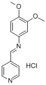 CAS#: 75273-93-7， N-(3,4-Dimethoxyphenyl)-1-Pyridin-4-Ylmethanimine Hydrochloride