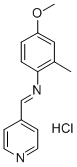 CAS#: 75273-95-9， N-(4-Methoxy-2-Methylphenyl)-1-Pyridin-4-Ylmethanimine Hydrochloride