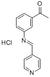 CAS#: 75273-96-0， 1-[3-(Pyridin-4-Ylmethylideneamino)Phenyl]Ethanone Hydrochloride