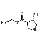 CAS 登录号：752936-83-7， 乙基(3S,4S)-4-羟基-3-吡咯烷羧酸酯