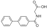 CAS#: 75446-59-2， (Biphenyl-4-Carbonyl)-Amino]-Acetic Acid