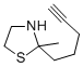 CAS#: 75606-56-3， 2-Methyl-2-Pent-4-Ynyl-1,3-Thiazolidine