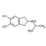 CAS#: 756758-56-2， 2-(Isopropylamino)-5,6-indanediol