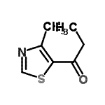 CAS 登录号：756799-60-7， 1-(4-甲基-1,3-噻唑-5-基)-1-丙酮