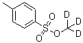 结构式 CAS# 7575-93-1, (<sup>2</sup>H<sub>3</sub>)甲基 4-甲基苯磺酸酯