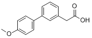 CAS 登录号：75852-49-2， (4'-甲氧基-联苯-3-基)-乙酸