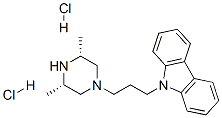 CAS#: 75859-03-9， 9-[3-(cis-3,5-Dimethyl-1-Piperazinyl)Propyl]-9H-Carbazole Dihydrochloride