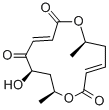 CAS#: 76023-57-9， (3Z,6R,9Z,12R,14S)-12-Hydroxy-6,14-Dimethyl-1,7-Dioxacyclotetradeca-3,9-Diene-2,8,11-Trione