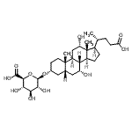 CAS#: 76060-22-5， (3alpha,5beta,7alpha,8xi,12alpha)-7,12,24-Trihydroxy-24-oxocholan-3-yl beta-D-glucopyranosiduronic acid