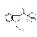 CAS#: 761338-34-5， 2-Amino-1-(1-ethyl-1H-indol-3-yl)-2-methyl-1-propanone