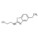 CAS 登录号：761352-88-9， 2-[(5-乙基-1,3-苯并噻唑-2-基)氨基]乙醇