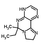 CAS 登录号：761370-44-9， 6-乙基-6-甲基-4,6,8,9-四氢咪唑并[1,2-c]蝶啶
