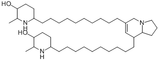 CAS 登录号：76202-00-1， (2S,3S,6R)-6-[10-[6-[10-[(2R,5S,6S)-5-羟基-6-甲基哌啶-2-基]癸基]-1,2,3,5,8,8a-六氢吲嗪-8-基]癸基]-2-甲基哌啶-3-醇