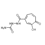 CAS#: 762201-17-2， 2-[(6-Hydroxy-5-oxo-1,3,6-cycloheptatrien-1-yl)carbonyl]hydrazinecarboxamide