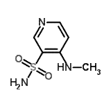CAS 登录号：76254-78-9， 4-(甲基氨基)-3-吡啶磺酰胺