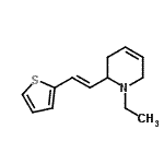 CAS#: 763044-56-0， 1-Ethyl-2-[(E)-2-(2-thienyl)vinyl]-1,2,3,6-tetrahydropyridine
