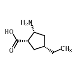 CAS#: 763057-00-7， (1S,2R,4R)-2-Amino-4-ethylcyclopentanecarboxylic acid