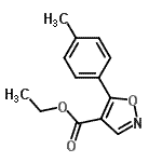 CAS 登录号：76344-84-8， 乙基5-(4-甲基苯基)-1,2-恶唑-4-羧酸酯
