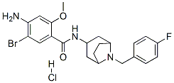 CAS#: 76351-88-7， 4-Amino-5-Bromo-N-[8-[(4-Fluorophenyl)Methyl]-8-Azabicyclo[3.2.1]Octan-3-Yl]-2-Methoxybenzamide Hydrochloride