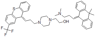 CAS#: 76391-77-0， 3-(10,10-Dimethylanthracen-9-Ylidene)-N,N-Dimethylpropan-1-Amine, 2-[4-[(3E)-3-[2-(Trifluoromethyl)Thioxanthen-9-Ylidene]Propyl]Piperazin-1-Yl]Ethanol
