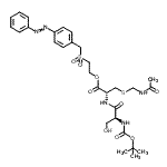 CAS#: 76408-56-5， 2-{[4-(Phenyldiazenyl)benzyl]sulfonyl}ethyl N-{[(2-methyl-2-propanyl)oxy]carbonyl}-L-seryl-S-(acetamidomethyl)-L-cysteinate