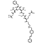 CAS 登录号：76408-66-7， 2-{[4-(苯基偶氮)苄基]磺酰基}乙基N-{[(2-甲基-2-丙基)氧基]羰基}-L-苏氨酰-L-苯丙氨酰-L-苏氨酰-L-丝氨酰-S-(乙酰氨基甲基)-L-半胱氨酸酯