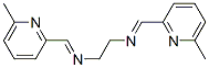 CAS 登录号：76418-49-0， 1-(6-甲基吡啶-2-基)-N-[2-[(6-甲基吡啶-2-基)亚甲基氨基]乙基]甲亚胺