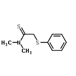 CAS 登录号：76454-68-7， N,N-二甲基-2-(苯基硫基)硫代乙酰胺