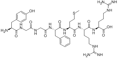 CAS#: 76496-10-1， Met-Enkephalin-Arg-Arg-OH