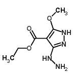 CAS 登录号：765233-67-8， 乙基3-肼基-5-甲氧基-1H-吡唑-4-羧酸酯