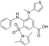 CAS#: 76557-39-6， 3-(2,5-Dimethylpyrrol-1-Yl)Sulfonyl-4-(Phenylamino)-5-(Thiophen-3-Ylmethylamino)Benzoic Acid