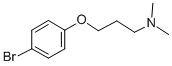 结构式 CAS# 76579-64-1, 3-(4-溴苯氧基)-N,N-二甲基丙胺