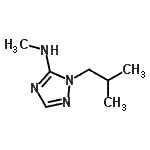 CAS 登录号：765841-87-0， 1-异丁基-N-甲基-1H-1,2,4-三唑-5-胺