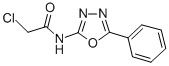 CAS#: 7659-20-3， 2-(Chloroacetamido)-5-phenyl-1,3,4-oxadiazole