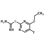 CAS#: 766447-00-1， 4-Ethoxy-5-fluoro-2-pyrimidinyl carbamimidothioate