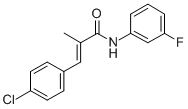 CAS#: 76691-26-4， (E)-3-(4-Chlorophenyl)-N-(3-Fluorophenyl)-2-Methylprop-2-Enamide