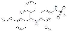 CAS 登录号：76708-49-1， N-[4-[(4-乙氧基吖啶-9-基)氨基]-3-甲氧基苯基]甲烷磺酰胺
