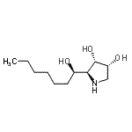 CAS#: 767272-87-7， (2S,3S,4R)-2-[(1R)-1-Hydroxyheptyl]-3,4-pyrrolidinediol