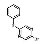 CAS#: 767342-33-6， 2-Bromo-5-(phenylsulfanyl)pyrazine
