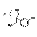 CAS#: 768312-48-7， 3-(2-Ethyl-6-methyl-2-morpholinyl)phenol