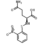 CAS#: 7685-73-6， N<sup>2</sup>-[(2-Nitrophenyl)sulfanyl]-L-glutamine