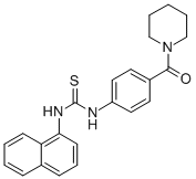 CAS#: 76870-23-0， 3-Naphthalen-1-Yl-1-[4-(Piperidine-1-Carbonyl)Phenyl]Thiourea