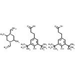 CAS#: 76891-00-4， 3-[4-Hydroxy-3,5-bis(2-methyl-2-propanyl)phenyl]propanoic acid - 2,5-dimethyl-1,4-divinylpiperazine (2:1)