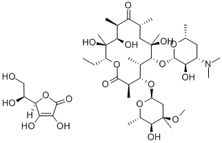 CAS#: 7690-37-1， Erythromycin ascorbinate