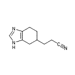 CAS#: 769110-97-6， 3-(4,5,6,7-Tetrahydro-1H-benzimidazol-5-yl)propanenitrile