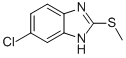 CAS#: 7692-57-1， 6-Chloro-2-(Methylthio)-1H-Benzo[d]Imidazole