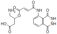 CAS 登录号：76966-72-8， 4-氨基-3-[(E)-4-[(1,4-二氧代-2,3-二氢酞嗪-5-基)氨基]-4-氧代丁-2-烯酰基]氧基丁酸